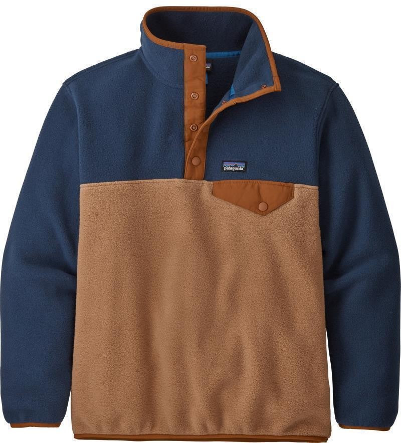 Lightweight Synchilla Snap-T Pullover - Kids - beech brown 1