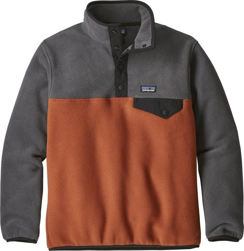 Lightweight Synchilla Snap-T Pullover - Kids - copper ore 1