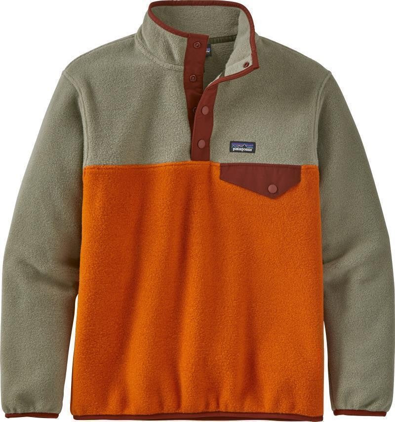 Lightweight Synchilla Snap-T Pullover - Kids - desert orange 1