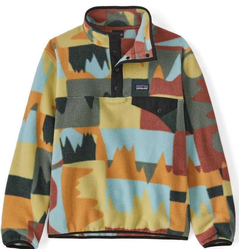 Lightweight Synchilla Snap-T Pullover - Kids - frontera / skiff blue 1