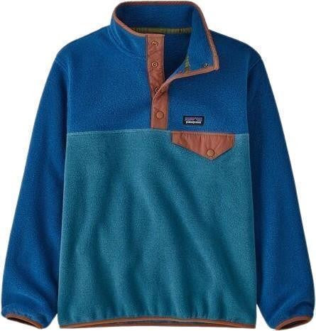 Lightweight Synchilla Snap-T Pullover - Kids - wavy blue 1