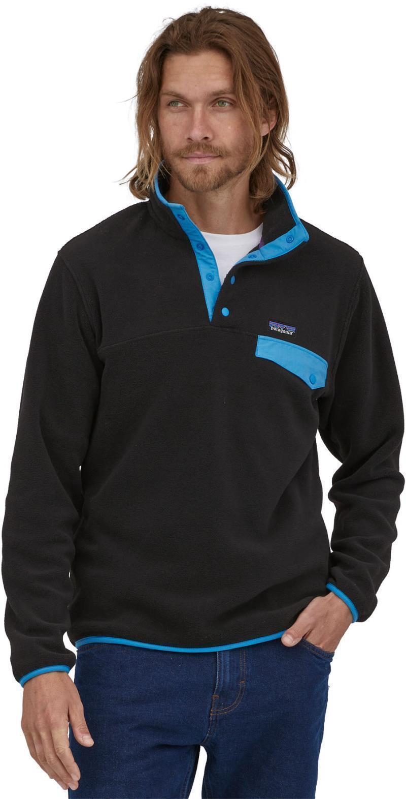 Lightweight Synchilla Snap-T Pullover - Mens - Black 2