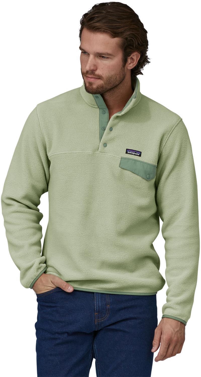 Lightweight Synchilla Snap-T Pullover - Mens - Salvia Green 2