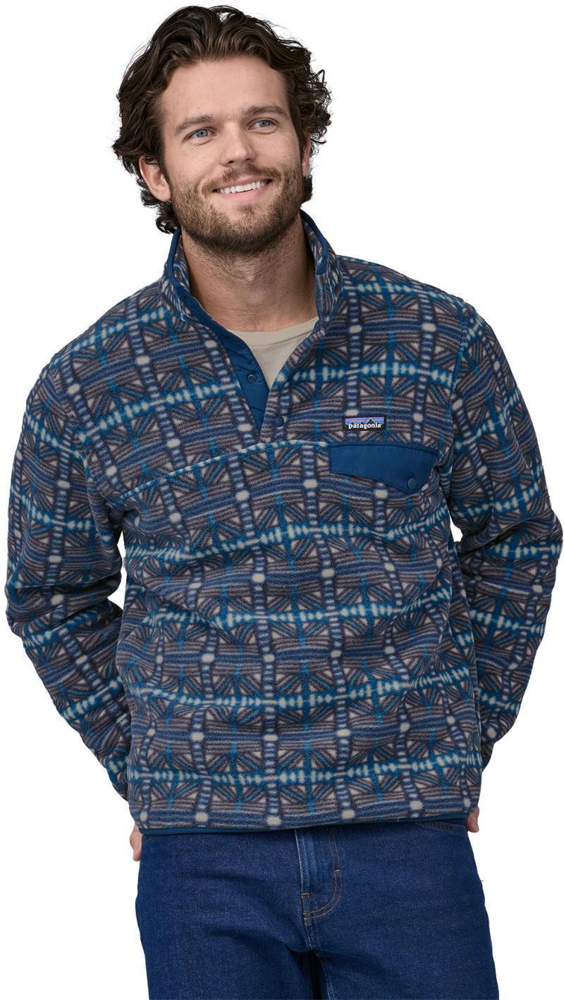 Lightweight Synchilla Snap-T Pullover - Mens - Snow Beam / Dark Natural 2