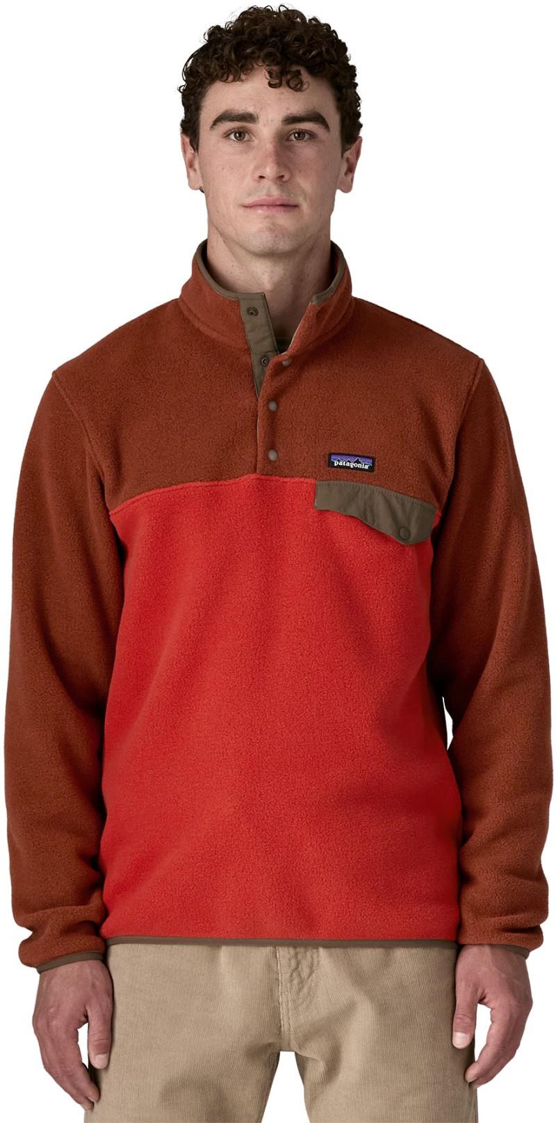 Lightweight Synchilla Snap-T Pullover - Mens - amanita red 1