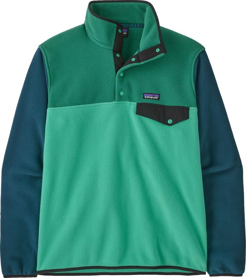 Lightweight Synchilla Snap-T Pullover - Mens - aqua stone 1