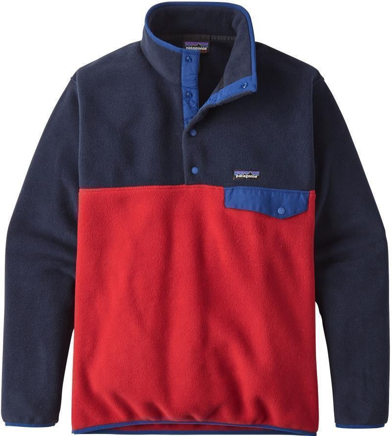 Lightweight Synchilla Snap-T Pullover - Mens - classic red 1