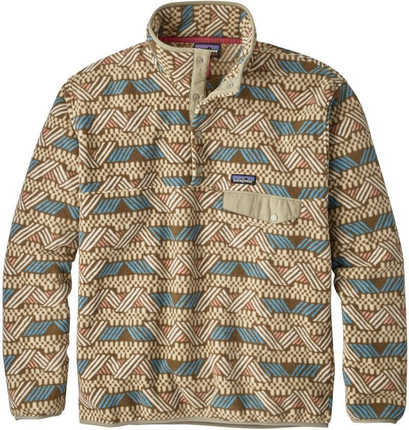 Lightweight Synchilla Snap-T Pullover - Mens - cliffside / stout brown 1