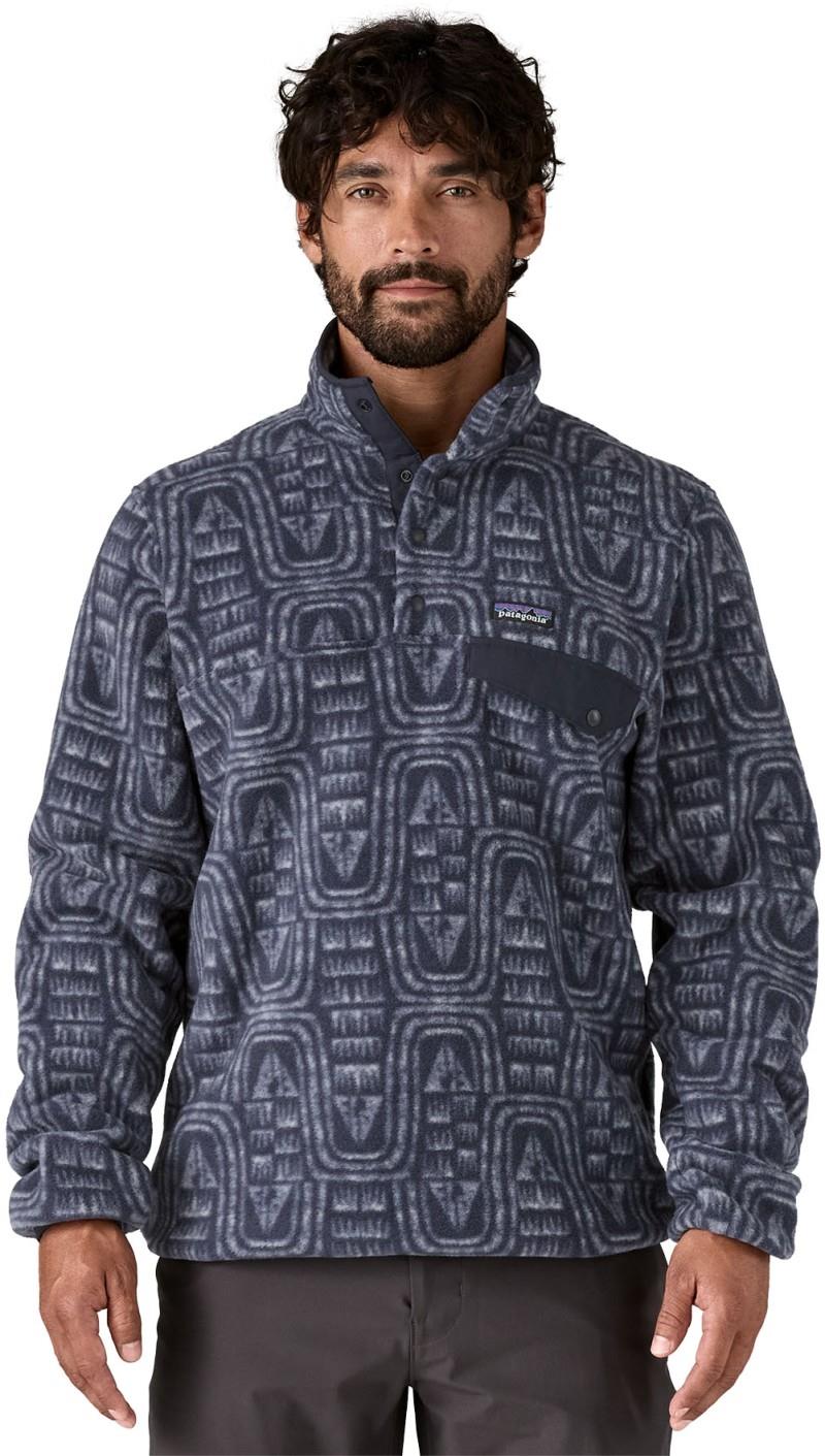 Lightweight Synchilla Snap-T Pullover - Mens - flow / sunken blue 1