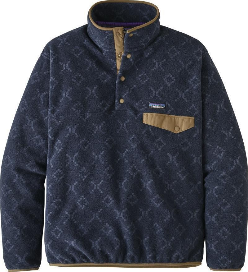 Lightweight Synchilla Snap-T Pullover - Mens - goshawk / new navy 1