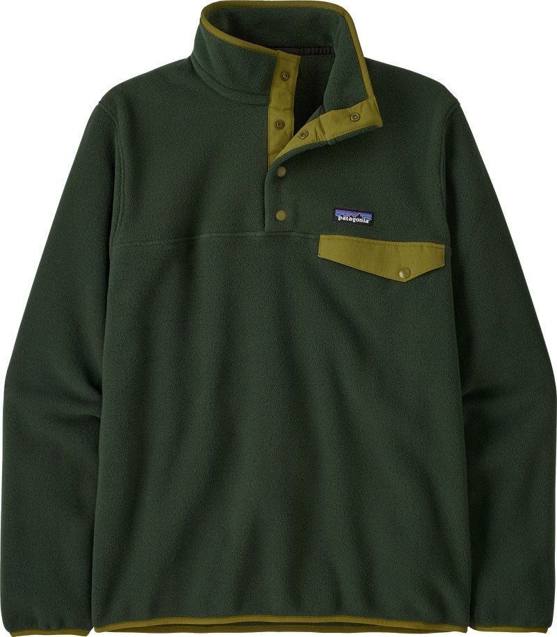 Lightweight Synchilla Snap-T Pullover - Mens - old growth green 1