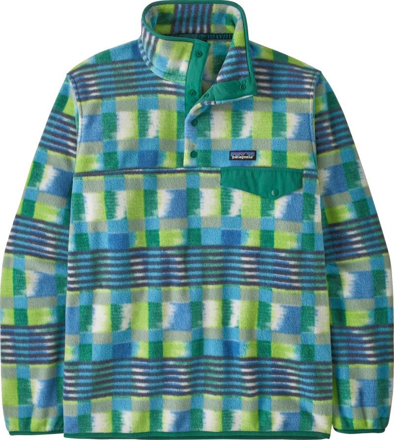 Lightweight Synchilla Snap-T Pullover - Mens - painted lines / shore blue 1