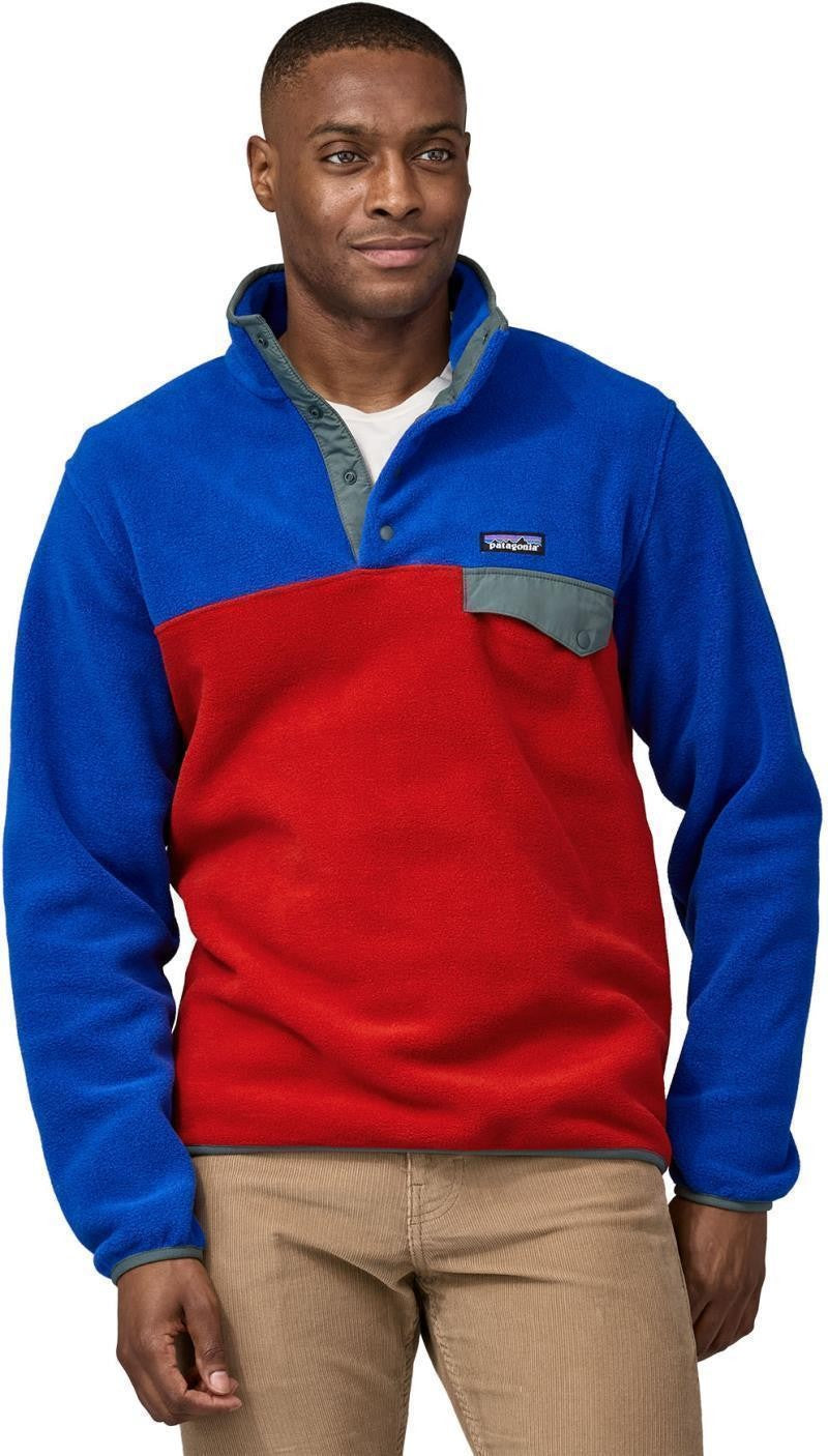 Lightweight Synchilla Snap-T Pullover - Mens - touring red 1