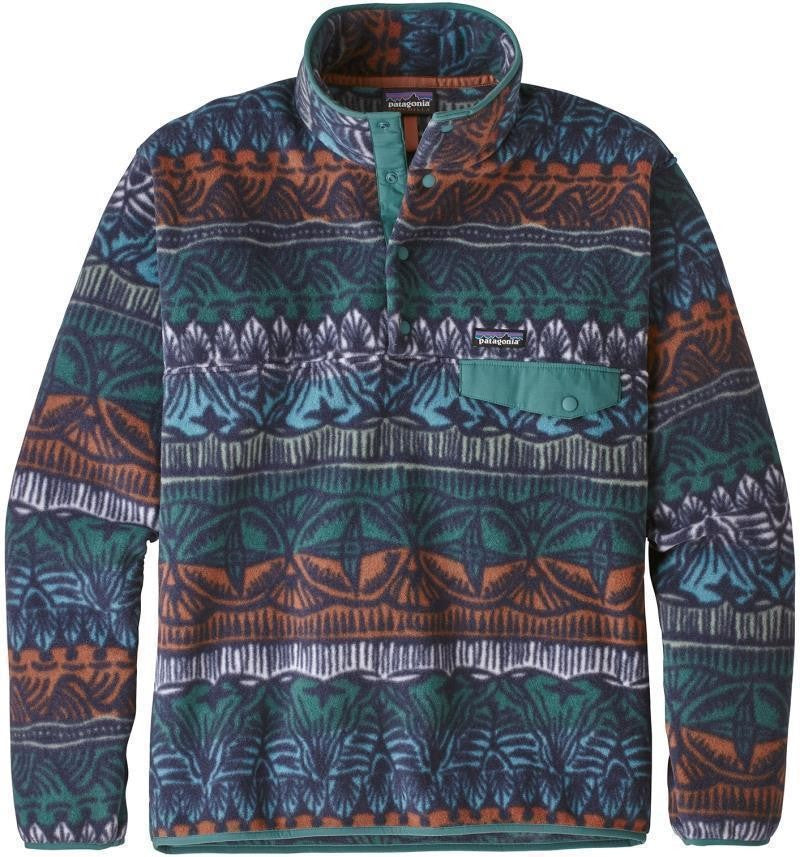 Lightweight Synchilla Snap-T Pullover - Mens - tradewinds big / stone blue 1