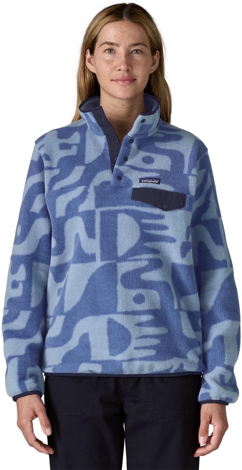 Lightweight Synchilla Snap-T Pullover - Womens - mother tree / barnacle blue 1