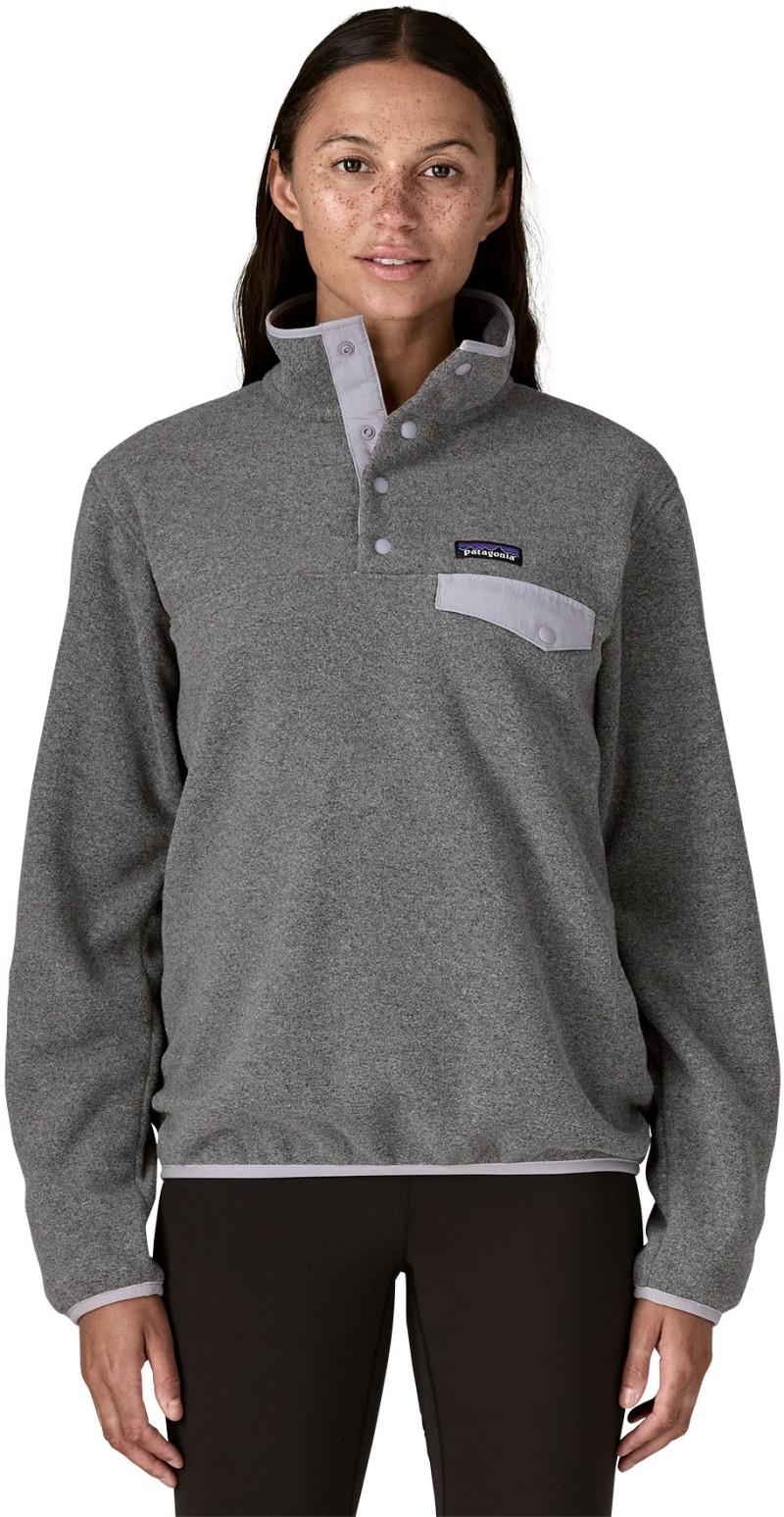 Lightweight Synchilla Snap-T Pullover - Womens - nickel w/permafrost purple 1