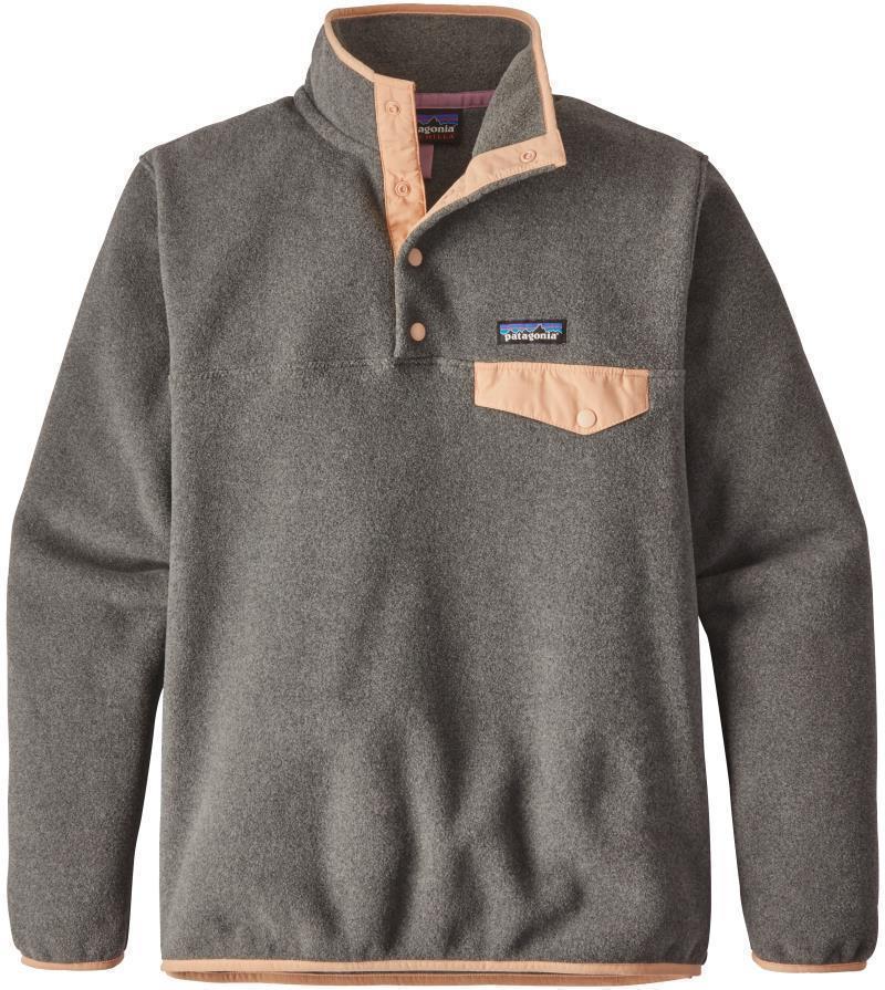 Lightweight Synchilla Snap-T Pullover - Womens - nickel w/rosewater 1