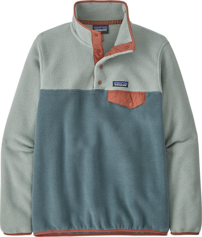 Lightweight Synchilla Snap-T Pullover - Womens - nouveau green w/sleet green 1