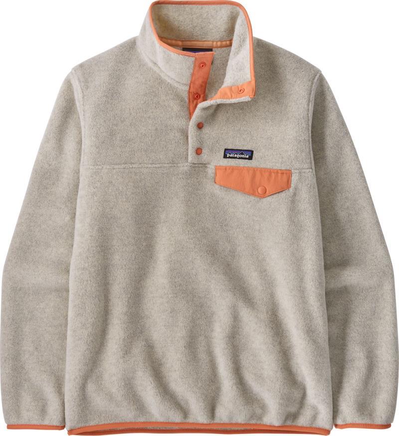Lightweight Synchilla Snap-T Pullover - Womens - oatmeal heather w/heirloom peach 1