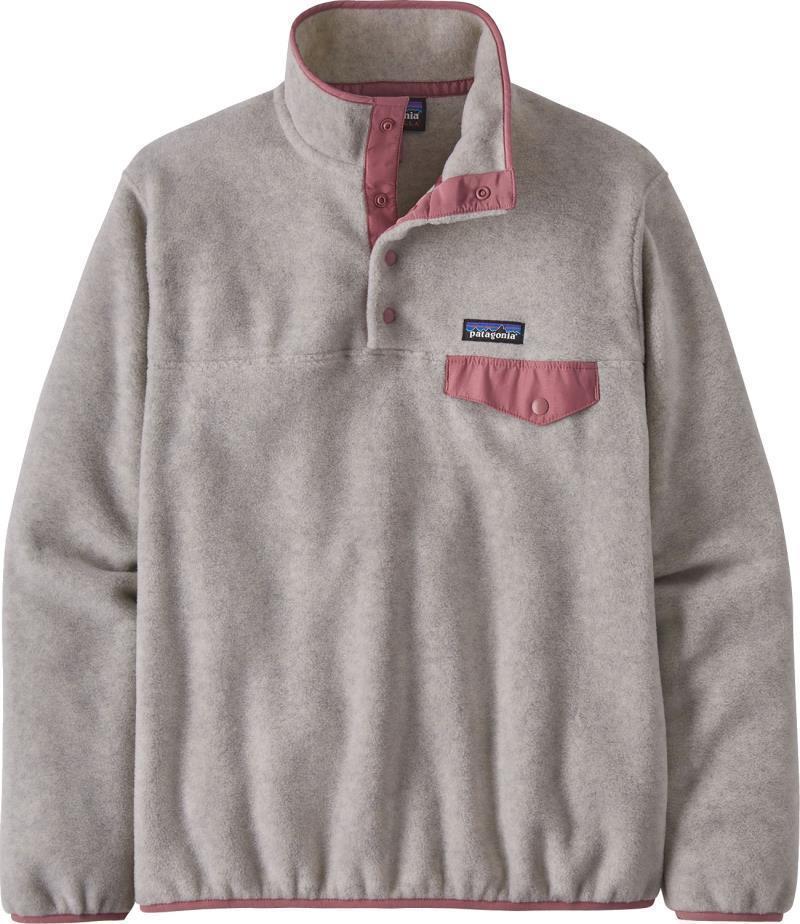Lightweight Synchilla Snap-T Pullover - Womens - oatmeal heather w/light star pink 1