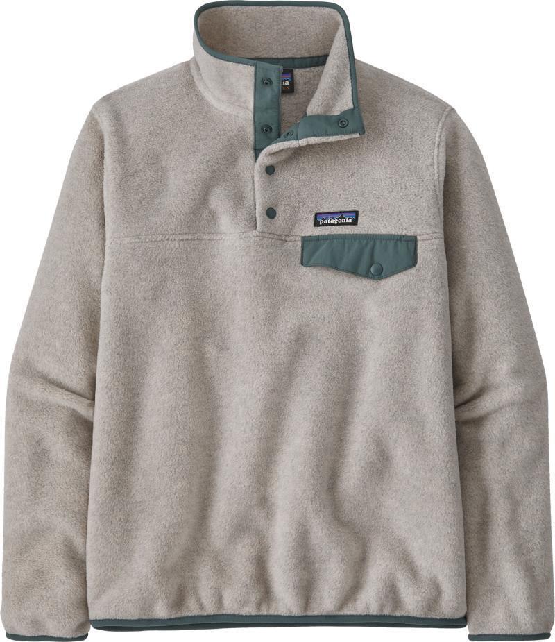 Lightweight Synchilla Snap-T Pullover - Womens - oatmeal heather w/nouveau green 1