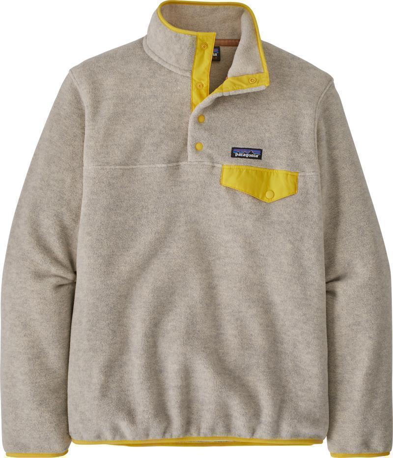 Lightweight Synchilla Snap-T Pullover - Womens - oatmeal heather w/shine yellow 1