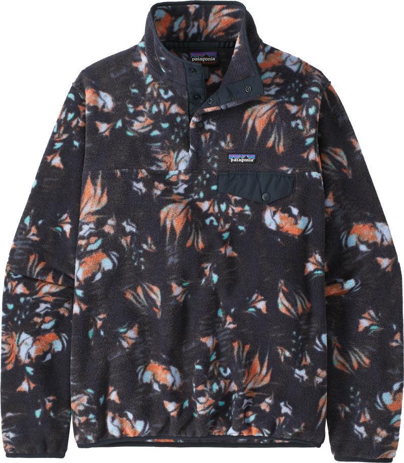 Lightweight Synchilla Snap-T Pullover - Womens - swirl floral / pitch blue 1