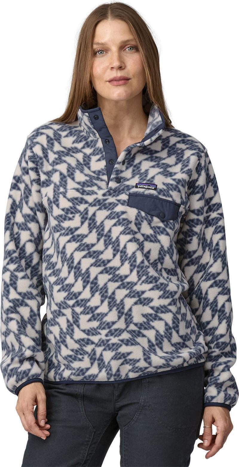 Lightweight Synchilla Snap-T Pullover - Womens - synched flight small / natural 1