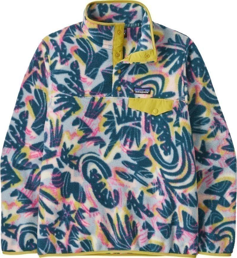 Lightweight Synchilla Snap-T Pullover - Womens - wild botanist / tidal teal 1