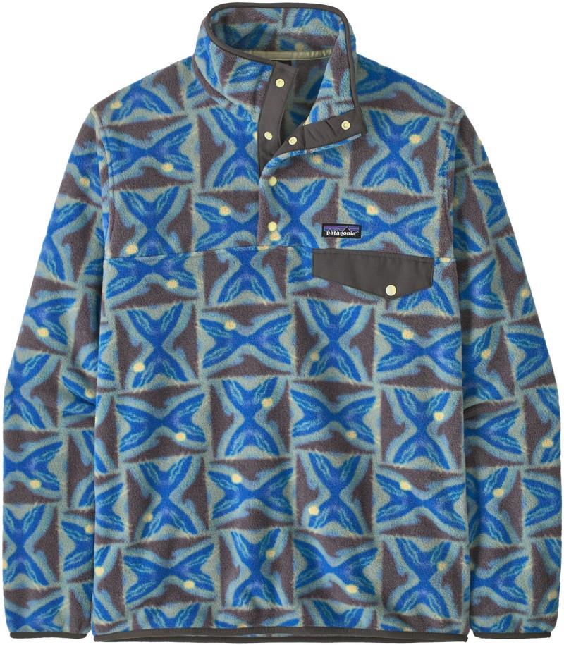 Lightweight Synchilla Snap Tee Pullover - Mens - deep freeze / forge grey 1
