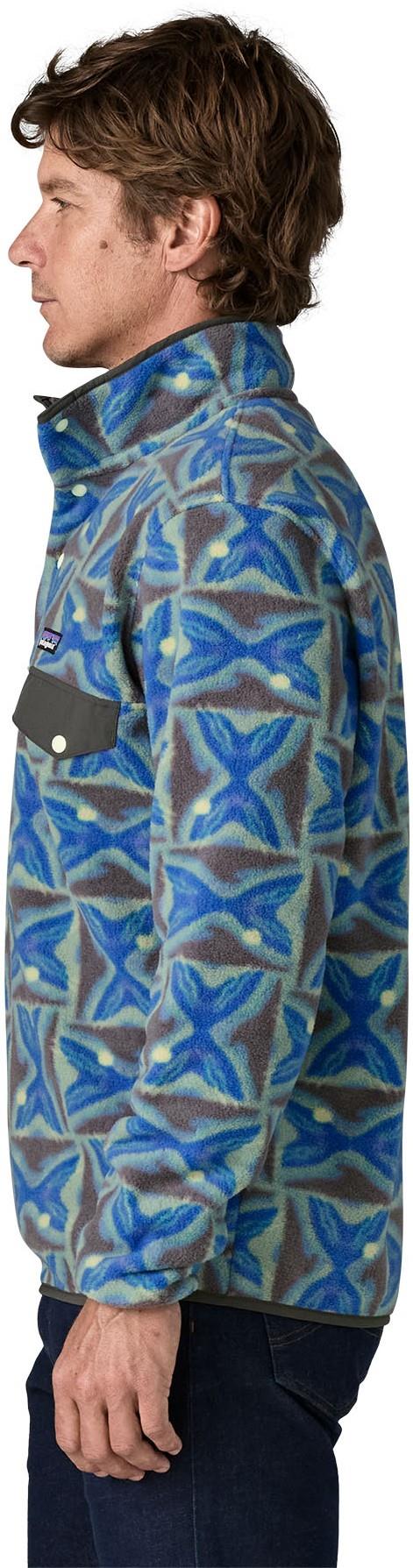 Lightweight Synchilla Snap Tee Pullover - Mens - deep freeze / forge grey 1