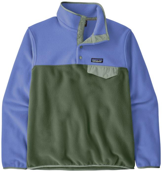 Lightweight Synchilla Snap Tee Pullover - Womens - canopy green 1