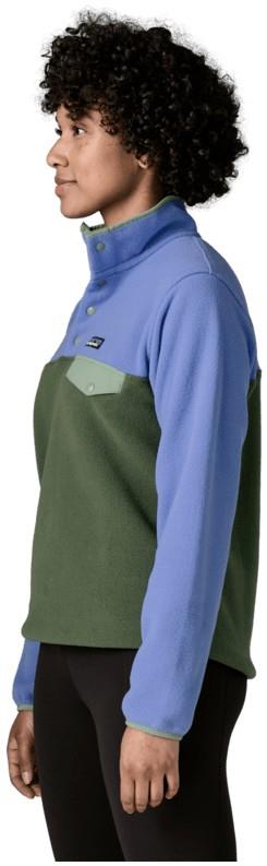 Lightweight Synchilla Snap Tee Pullover - Womens - canopy green 1