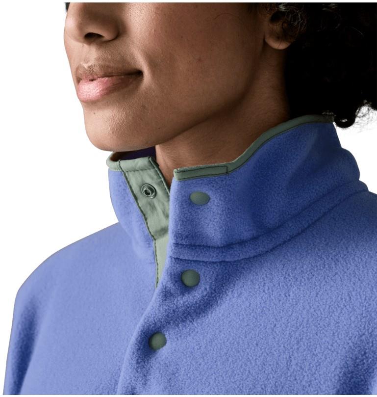 Lightweight Synchilla Snap Tee Pullover - Womens - canopy green 1