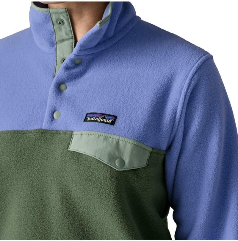 Lightweight Synchilla Snap Tee Pullover - Womens - canopy green 1