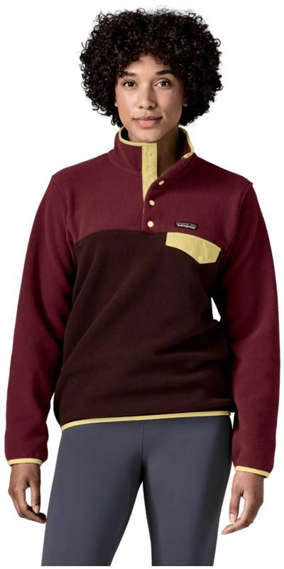 Lightweight Synchilla Snap Tee Pullover - Womens - den brown 1