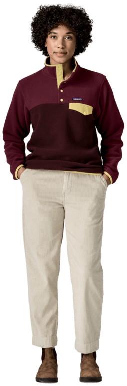Lightweight Synchilla Snap Tee Pullover - Womens - den brown 1