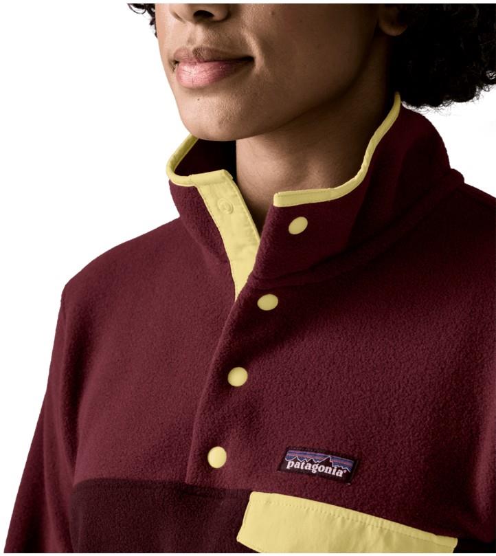 Lightweight Synchilla Snap Tee Pullover - Womens - den brown 1