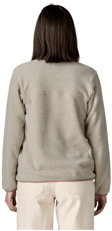 Lightweight Synchilla Snap Tee Pullover - Womens - oatmeal heather w/moonrise taupe 1