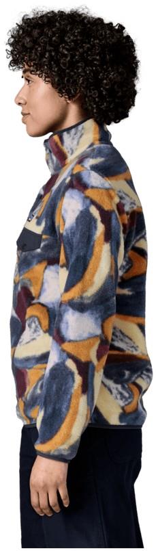 Lightweight Synchilla Snap Tee Pullover - Womens - smudge / smolder blue 1