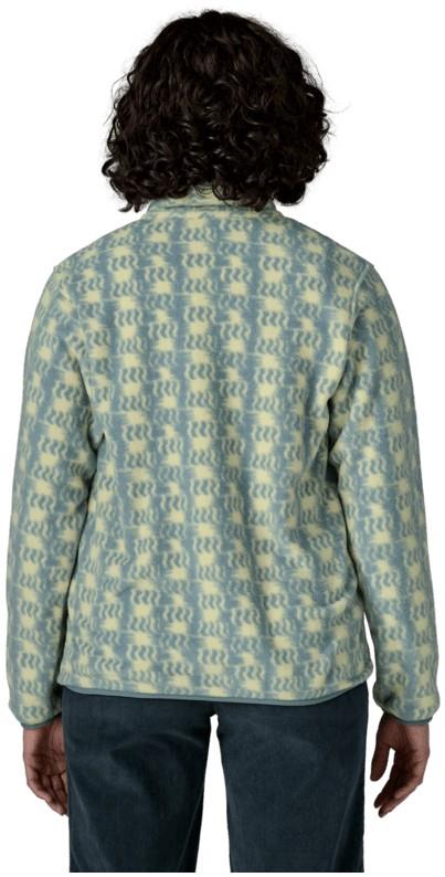 Lightweight Synchilla Snap Tee Pullover - Womens - sun quilt / blue sage 1