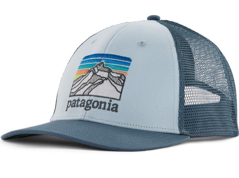 Line Logo Ridge LoPro Trucker Hat - Chilled Blue 1