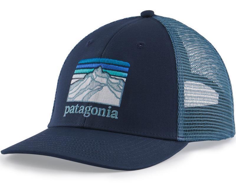 Line Logo Ridge LoPro Trucker Hat - New Navy 1