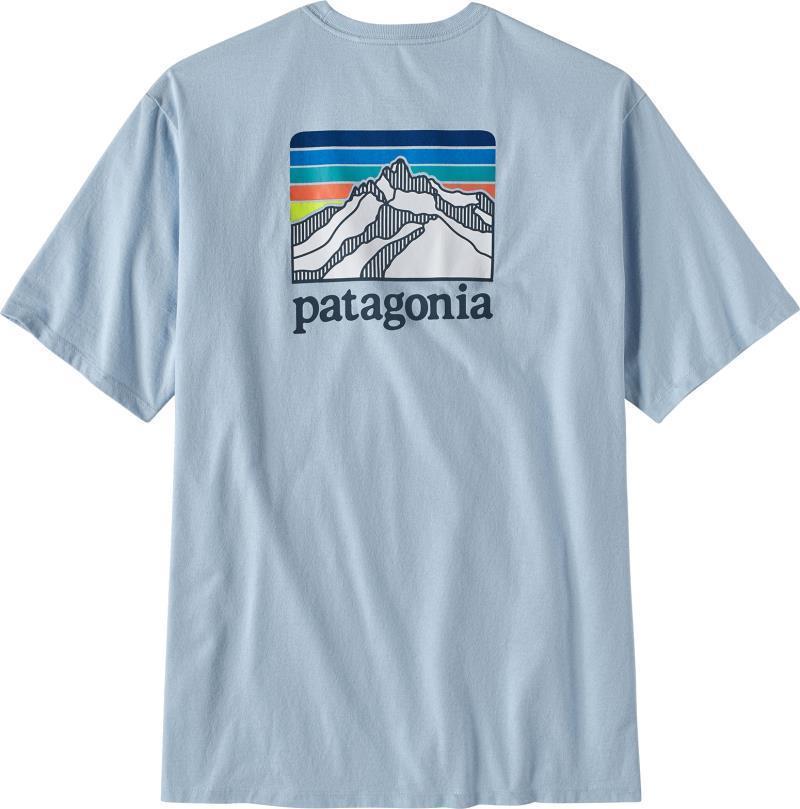 Line Logo Ridge Pocket Responsibili-Tee - Mens - Chilled Blue 2