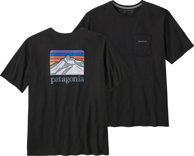 Line Logo Ridge Pocket Responsibili-Tee - Mens - Ink Black 1