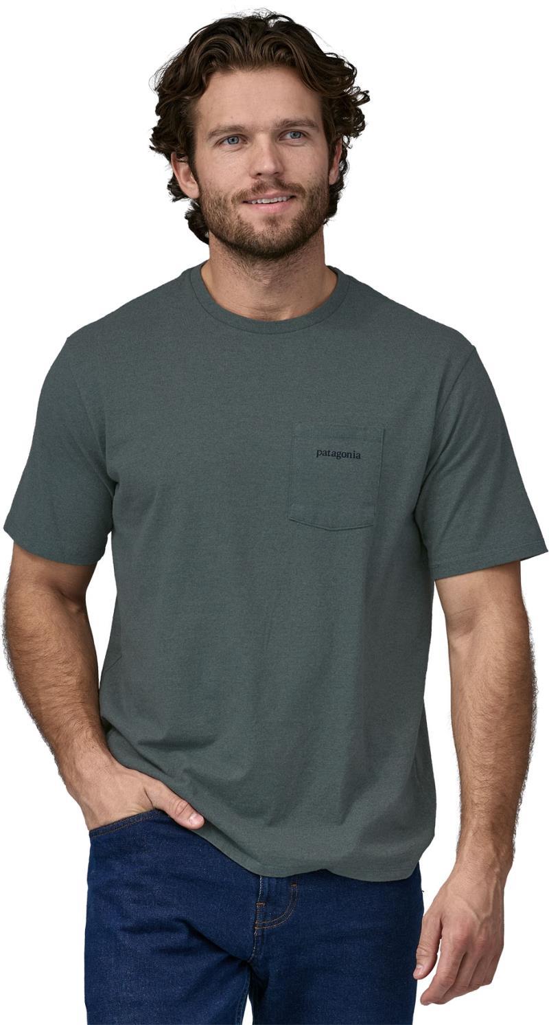 Line Logo Ridge Pocket Responsibili-Tee - Mens - Nouveau Green 1