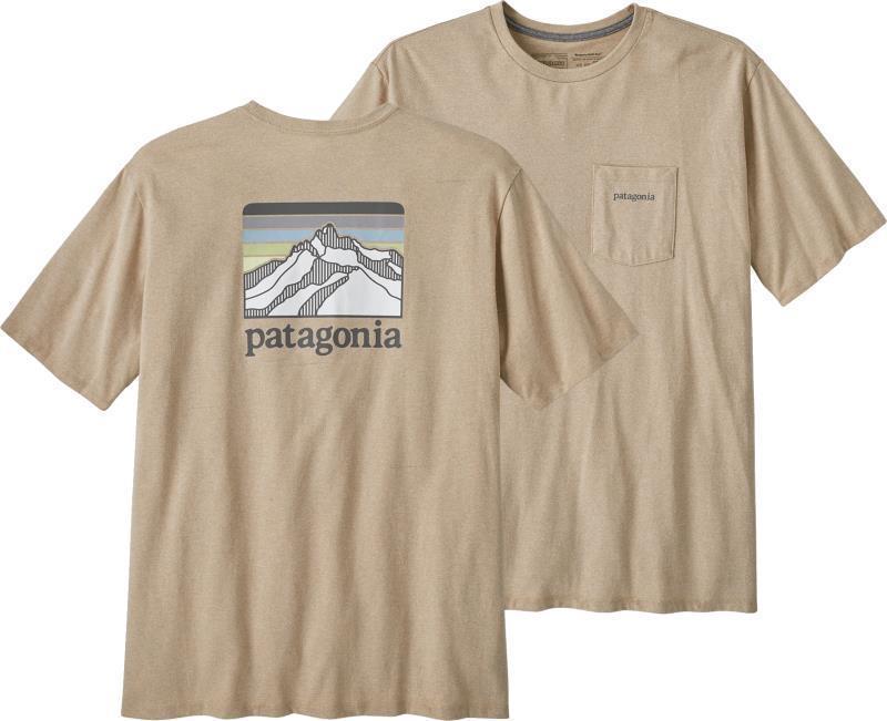 Line Logo Ridge Pocket Responsibili-Tee - Mens - Oar Tan 1