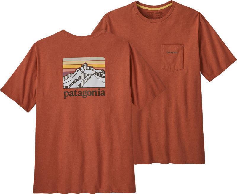Line Logo Ridge Pocket Responsibili-Tee - Mens - Quartz Coral 1