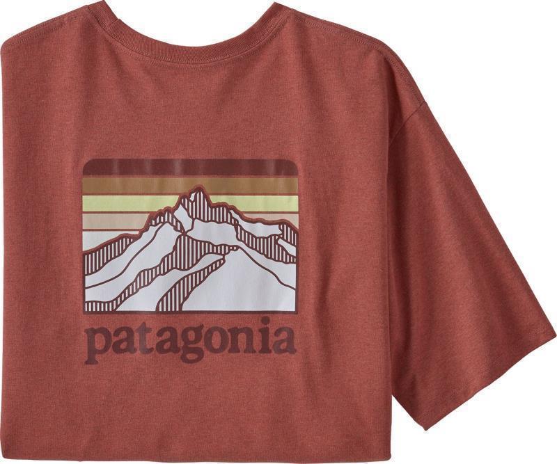 Line Logo Ridge Pocket Responsibili-Tee - Mens - Rosehip 1