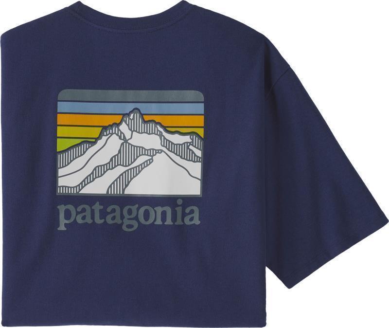 Line Logo Ridge Pocket Responsibili-Tee - Mens - Sound Blue 1